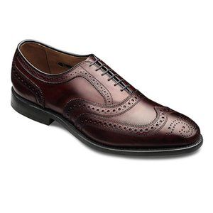 Brand New Allen Edmonds McAllister Merlot 9.5 EEE